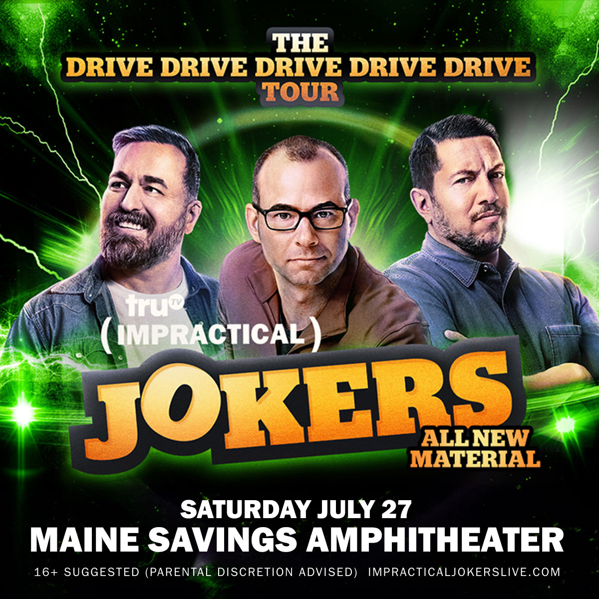 Win tickets to see Impractical Jokers at Maine Savings Ampitheater