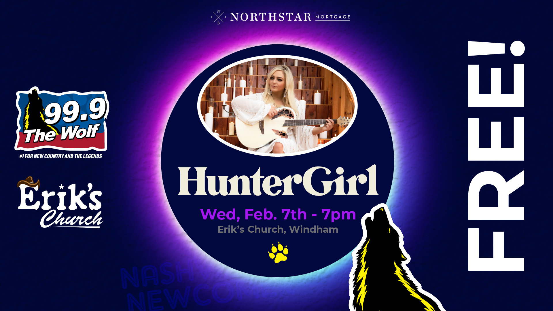 Nashville Newcomers Series Live at Erik’s Church With Huntergirl