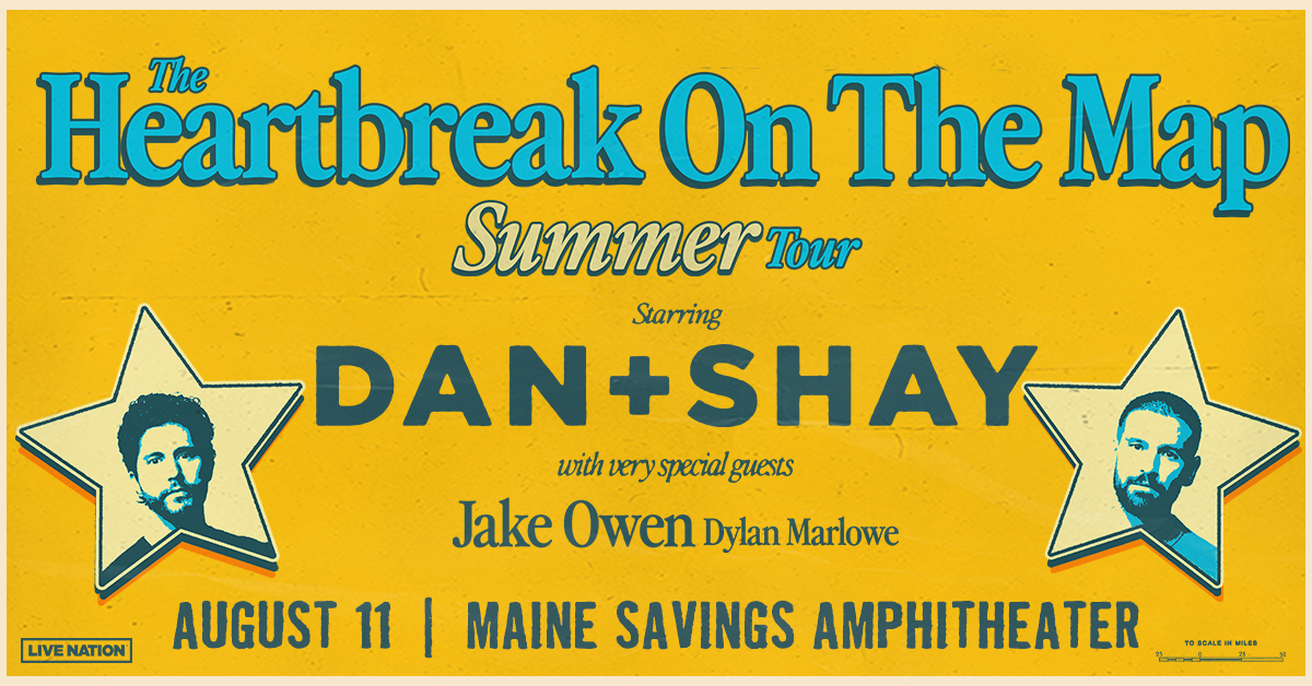 How to Win Tickets to See Dan + Shay, Jake Owen, Dylan Marlowe in Bangor