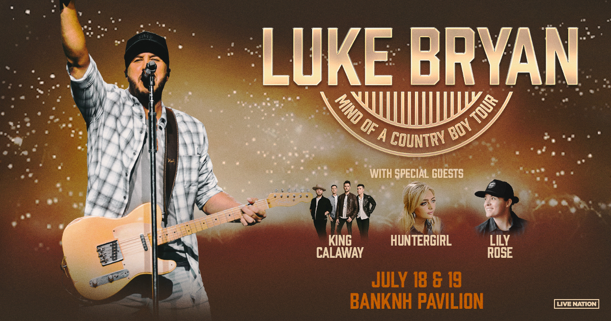 Win tickets to Luke Bryan at BankNH Pavilion