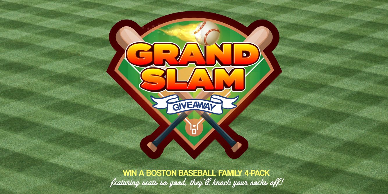 Grand Slam Giveaway – Win 4 Tickets to An Upcoming Boston Baseball Game