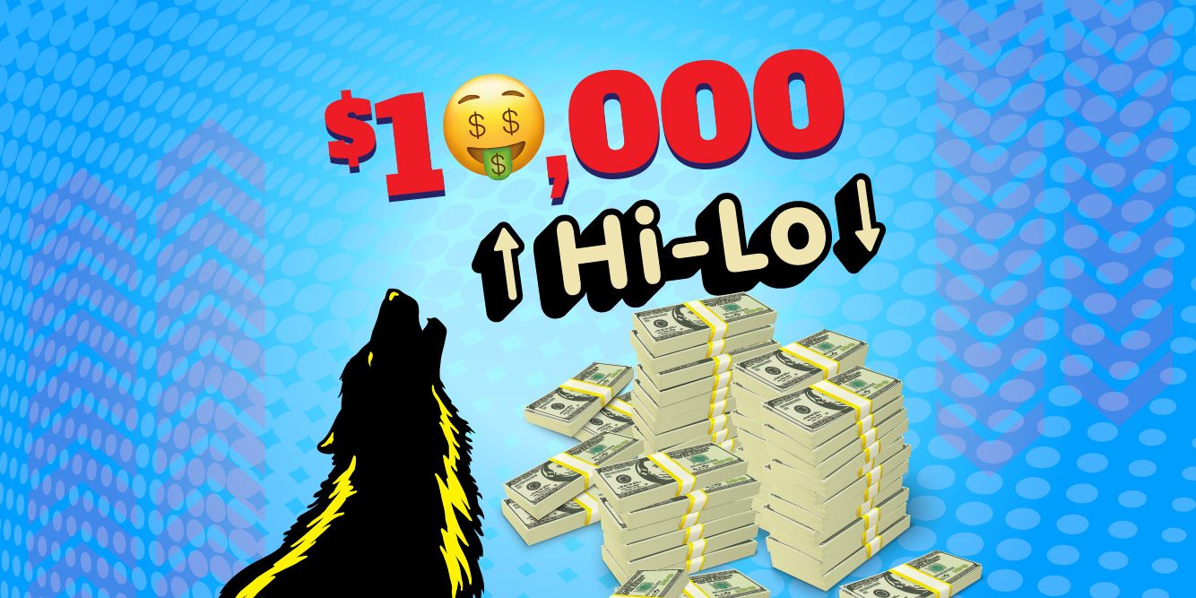 The Wolf’s Hi-Low Jackpot is Back!