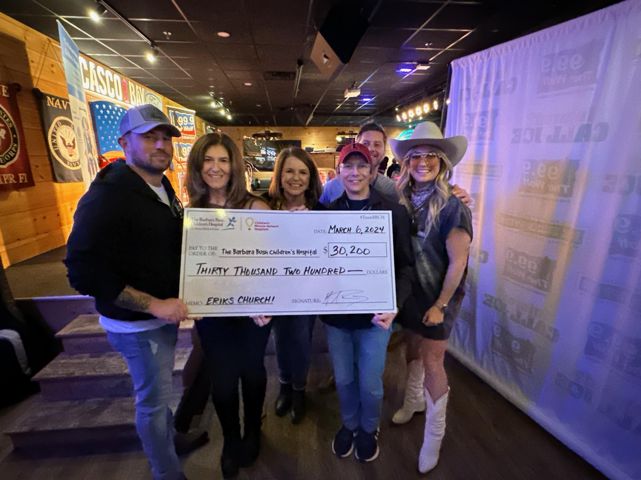 Country 99.9 The Wolf’s Benefit Concert Raises Over $30,000 for Barbara Bush Children’s Hospital