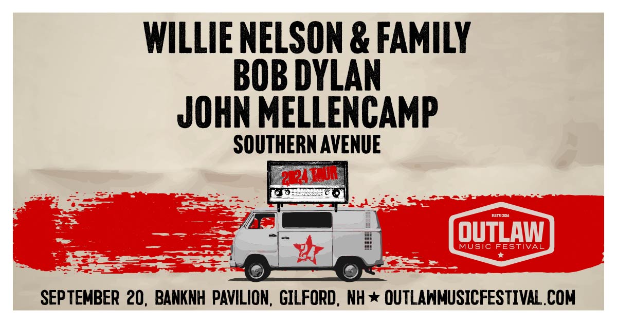 Win Tickets to the Outlaw Music Festival with Willie Nelson, Bob Dylan and John Mellencamp