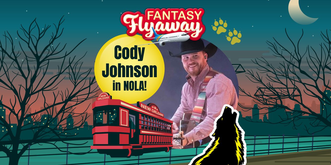 Fantasy Flyaway #3, Cody Johnson in New Orleans!