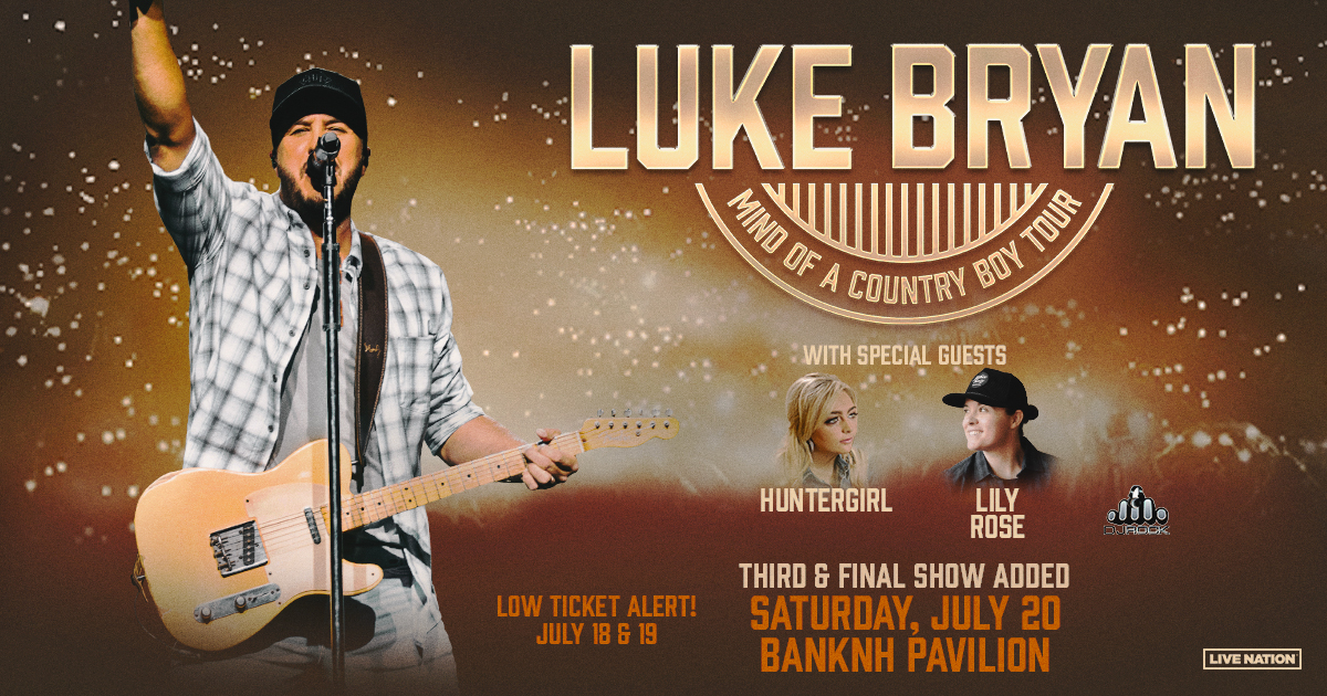 Win Free Tickets to Luke Bryan at BankNH Pavilion