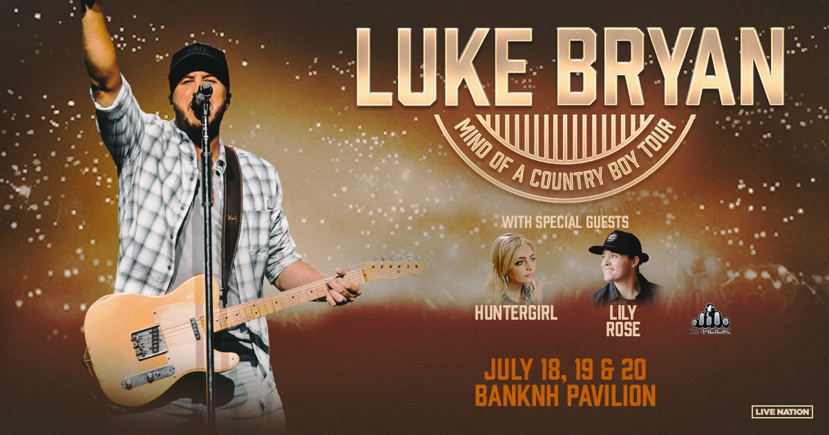 Win Tickets to Luke Bryan at BankNH Pavilion