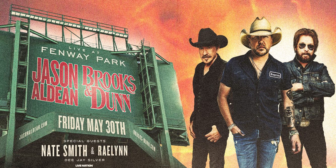 See Jason Aldean, Brooks & Dunn at Fenway Park