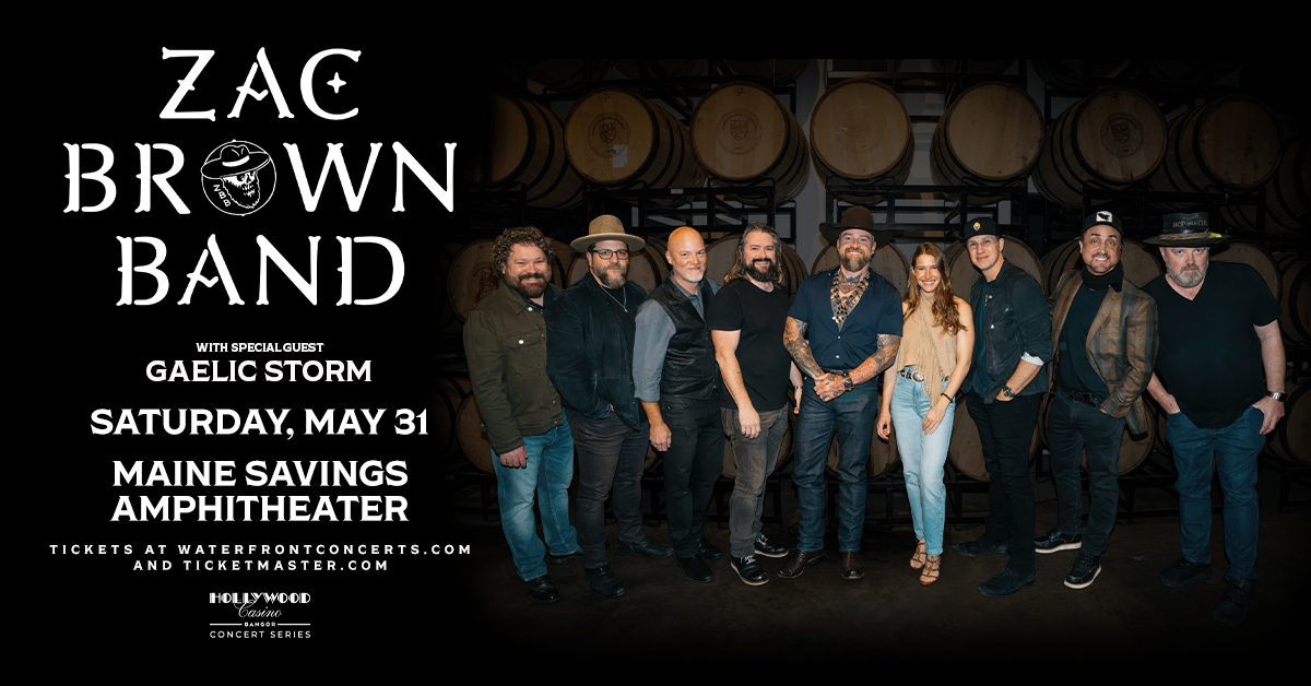 WIN: Zac Brown Band Concert Tickets at Maine Savings Amphitheater