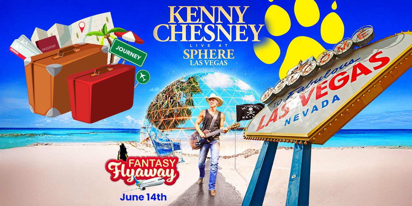 The Wolf’s Fantasy Flyaway to See Kenny Chesney at Sphere in Vegas