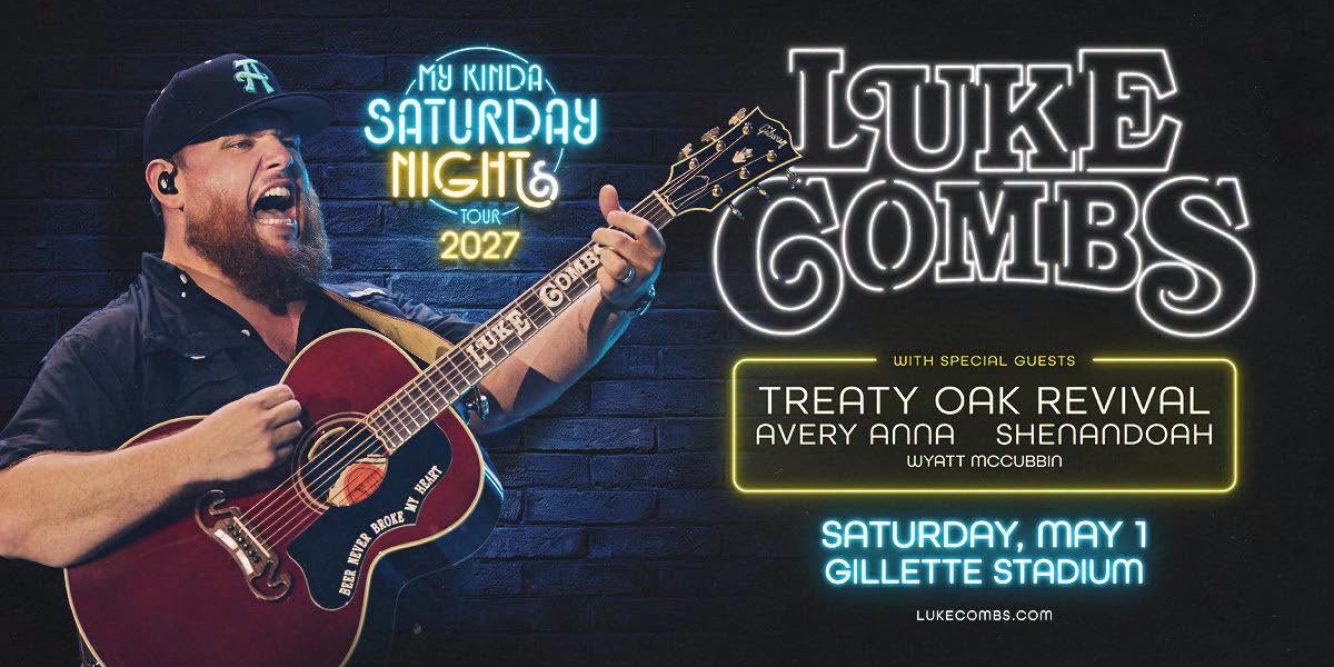 Win Tickets to See Luke Combs at Gillette Stadium