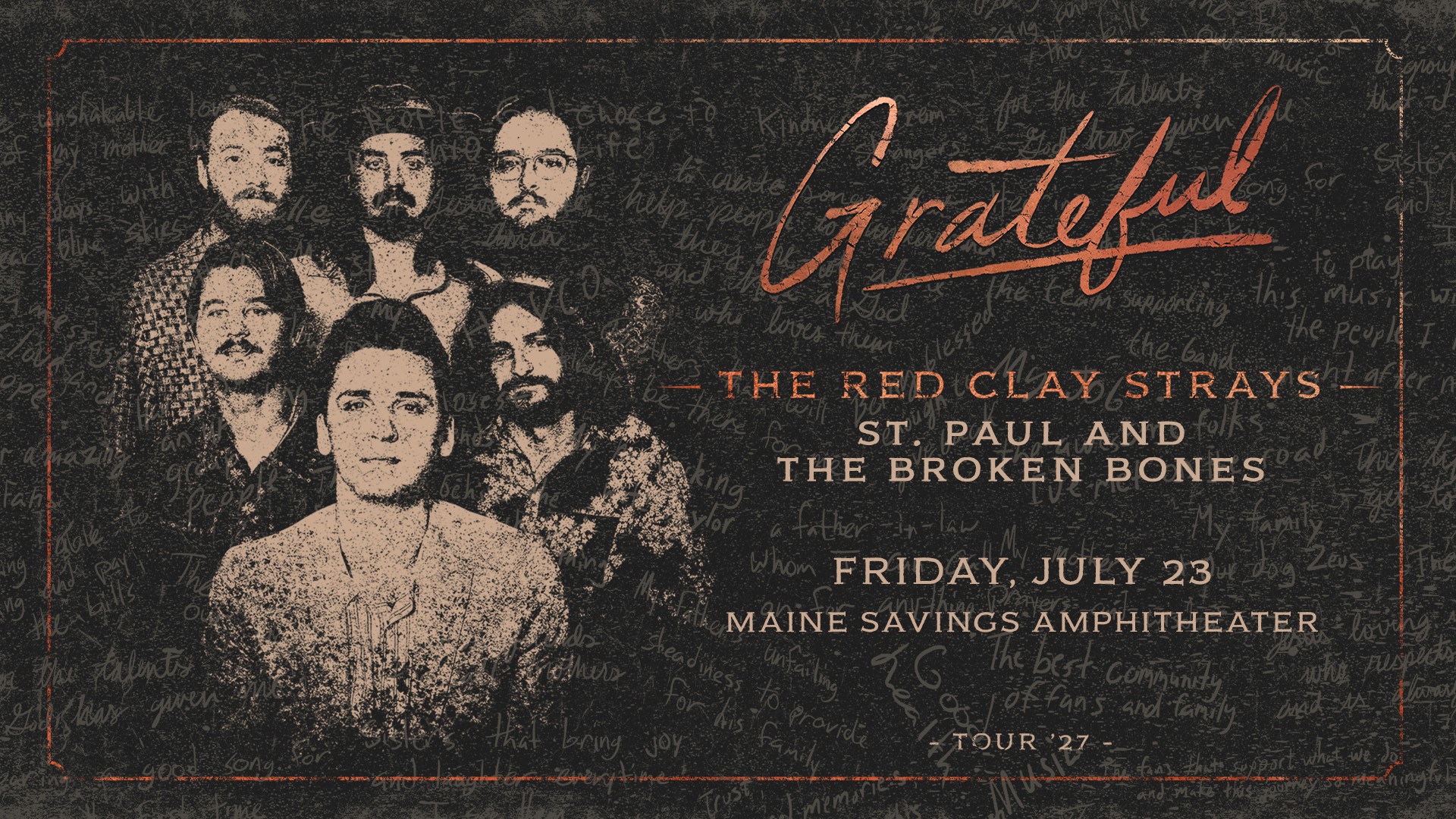 Win Tickets to See The Red Clay Strays at Maine Savings Amphitheater